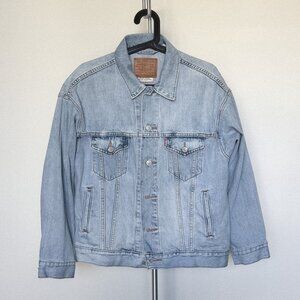 Levi's Women Baggy Trucker Oversized Denim Jacket Size S